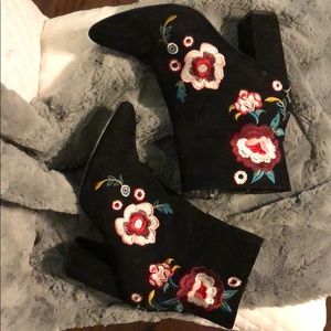 Embroidered boots